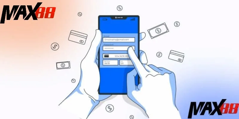 Rút tiền MAX88 về tài khoản ngân hàng đơn giản