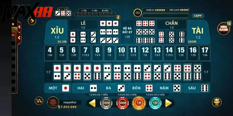 Tài xỉu MAX88 là game chơi hấp dẫn