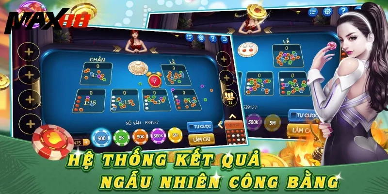 Xóc đĩa 3D hệ thống kết quả ngẫu nhiên công bằng Xóc đĩa 3D hệ thống kết quả ngẫu nhiên công bằng